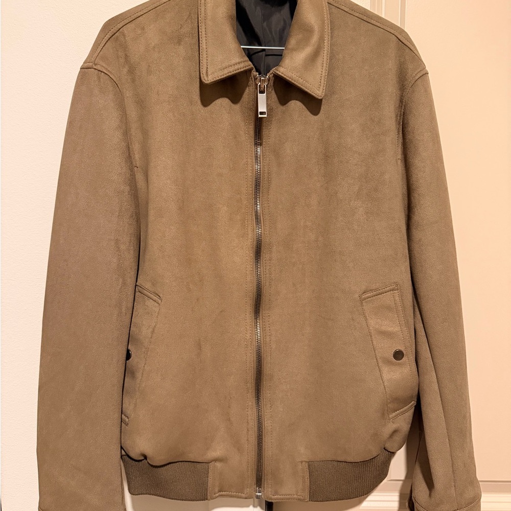 Zara Men's Faux Saude Jacket